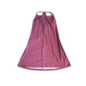 Prana pink graphic print sundress purple magenta size small built in bra